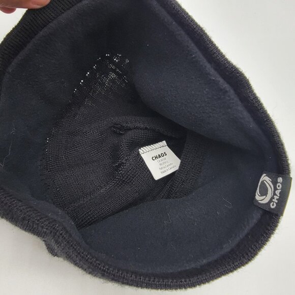 Chaos Peterson Snow Hat Black One‎ Size Winter Ski Skiing Outdoor - Picture 4 of 6